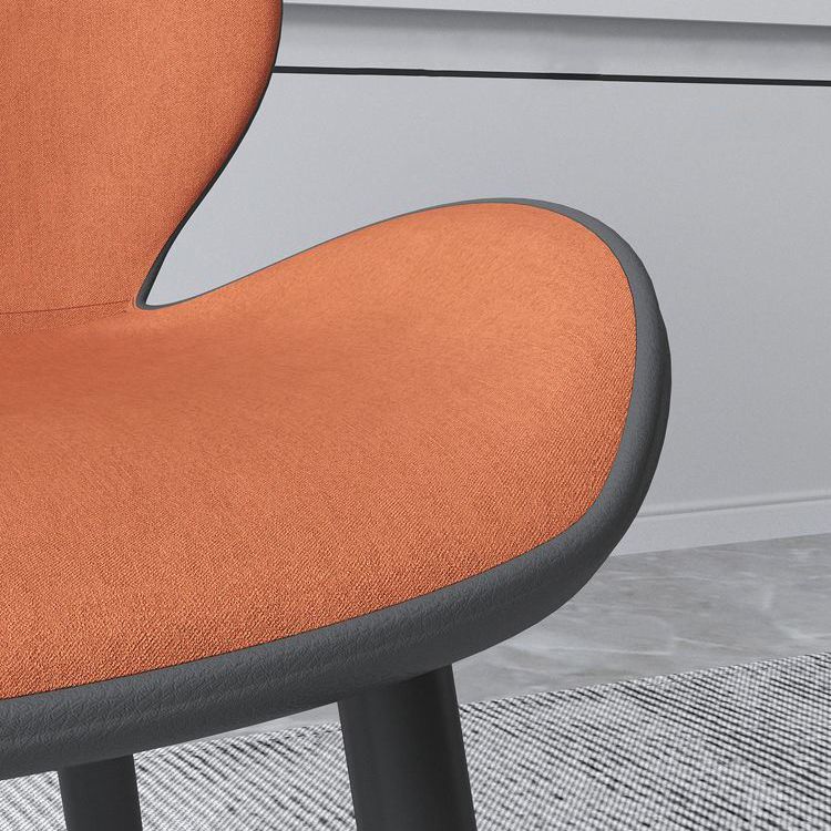 Modern Upholstered Restaurant Side Chair Matte Finish Wingback Dining Chair Clearhalo ' kitchen&dining_furn' 'Dining Chairs' 'Dining Tables & Seating' 'dining_chair' 'furn' 'furn_dining_chair' 'Furniture' 'furniture_dining_chair' 'Kitchen & Dining Furniture' 'kitchen' 1200x1200_31732a63-3ffb-47df-a53a-9e7d2f4f91b7