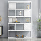 Modern Steel Bookcase Rectangular Shelves 71"H X 12" W Bookshelf for Office Clearhalo 'Bookcases' 'furn' 'furn_bookcases' 'Furniture' 'Office Furniture' 1200x1200_31744ac7-d98f-442a-8afc-359c5ae7d63b