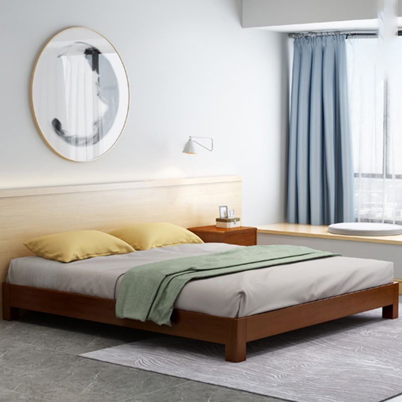 Modern Bed Frame Mattress Included Bed with Custom Four Legs Clearhalo 'Bedroom Furniture' 'Beds' 'furn' 'furn_beds' 'Furniture' 1200x1200_3175a8f7-4b15-481b-8c64-10132f2bedbf