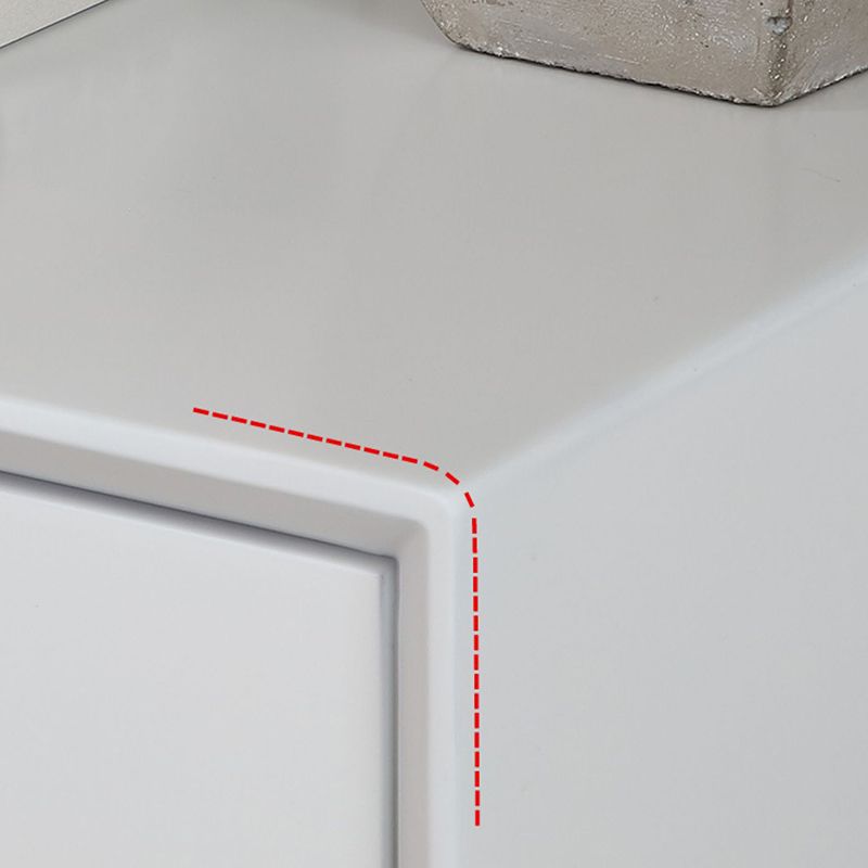 Modern de almacenamiento cofre de madera de madera tocador de cofre con cajones