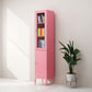 Multiple Colors Modern Style Bookshelf, Metal Bookcase for Home