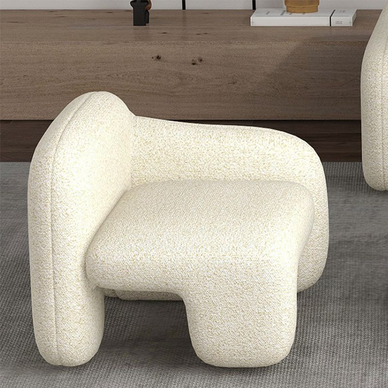 Sofa Couch Contemporary Tight Back Standard Settee Bench in White