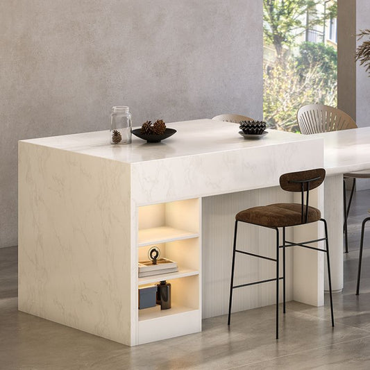 Modern Style Sintered Stone Dining Table Set 1/4/6 Pieces Dining Set for Home Clearhalo 'Dining Room Sets' 'Dining Tables & Seating' 'dining_room_set' 'furn' 'furn_dining_room_set' 'Furniture' 'furniture_dining_room_set' 'Kitchen & Dining Furniture' 1200x1200_3178a74f-5f45-45a3-9fc8-55e1de62c547