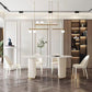 Stone Top Dining Table Oval Dining Table with Sled Base in White Clearhalo 'Dining Tables & Seating' 'Dining Tables' 'dining_table' 'furn' 'furn_dining_table' 'Furniture' 'furniture_dining_table' 'Kitchen & Dining Furniture' 'kitchen' 'kitchen_dining_table' 1200x1200_3179af47-5eb8-4022-bef2-9c7a2f58ec84