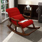 Single Lounge Lazy Sofa Chair Wood Base Rocking Chair for Living Room Clearhalo 'Chairs & Seating' 'furn' 'furn_rocking_chairs' 'Furniture' 'Living Room Furniture' 'Rocking Chairs' 'rocking_chairs' 1200x1200_3179ec04-dda5-44b8-afa2-1d853e51ecd4