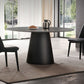 Contemporary Dining Round Table Sintered Stone Table with Metal Legs for Home Use Clearhalo 'Dining Tables & Seating' 'Dining Tables' 'dining_table' 'furn' 'furn_dining_table' 'Furniture' 'Kitchen & Dining Furniture' 1200x1200_317c8bc5-c9a5-4f97-861f-fb25880b89b7