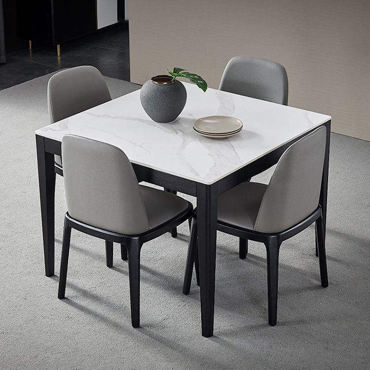 Industrial Sintered Stone Dining Table Solid Wood Dining Table for Dining Room Clearhalo 'Dining Tables & Seating' 'Dining Tables' 'dining_table' 'furn' 'furn_dining_table' 'Furniture' 'furniture_dining_table' 'Kitchen & Dining Furniture' 'kitchen' 'kitchen_dining_table' 1200x1200_317cbadf-55d3-4742-93fc-5c9a66cb8f40