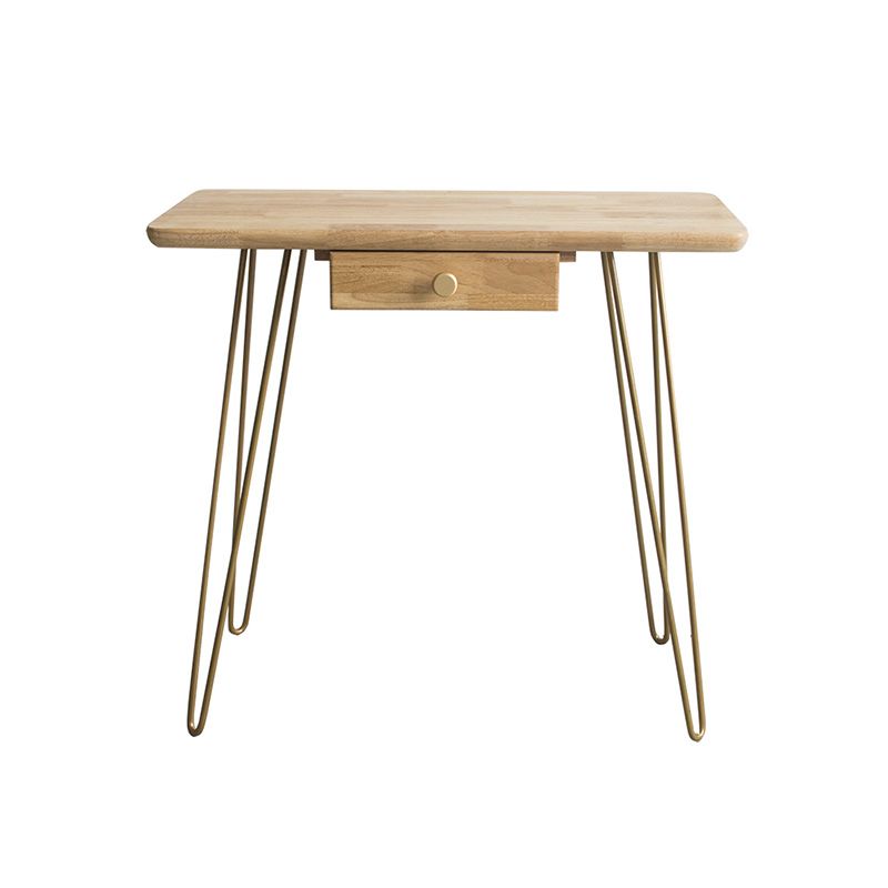 Modern Natural Solid Wood With Drawer Bedroom Makeup Vanity Desk Clearhalo 'Bedroom Furniture' 'furn' 'furn_makeup_vanities' 'Furniture' 'Makeup Vanities' 'makeup_vanities' 1200x1200_317ee0fe-6043-4009-8a24-32624de24537