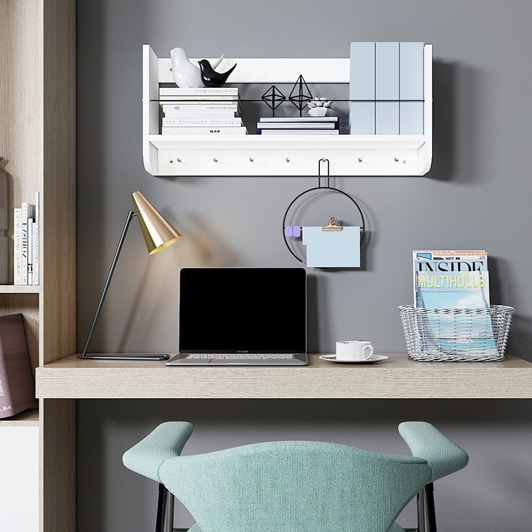 Bibliothèque murale à dos fermé contemporain pour le bureau à domicile