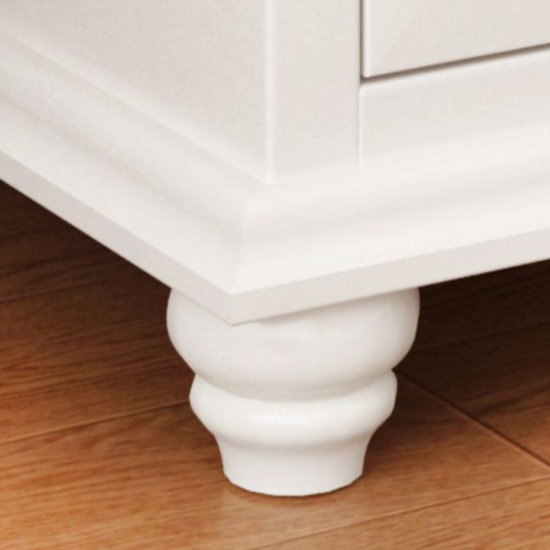 Tocador de madera de abedul de doble tocador horizontal contemporáneo para la habitación