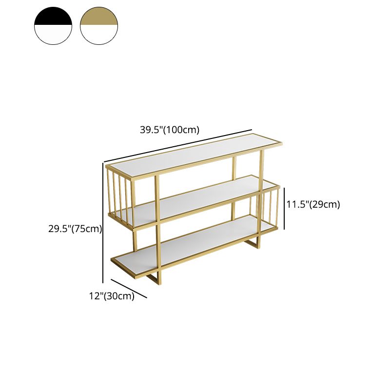 Modern Style Etagere Bookcase Open Back Metal Home Bookshelf Clearhalo 'Bookcases' 'furn' 'furn_bookcases' 'Furniture' 'furniture_bookcases' 'Office Furniture' 1200x1200_31862af6-a21a-4604-8f6c-9a0cdbf24a9b