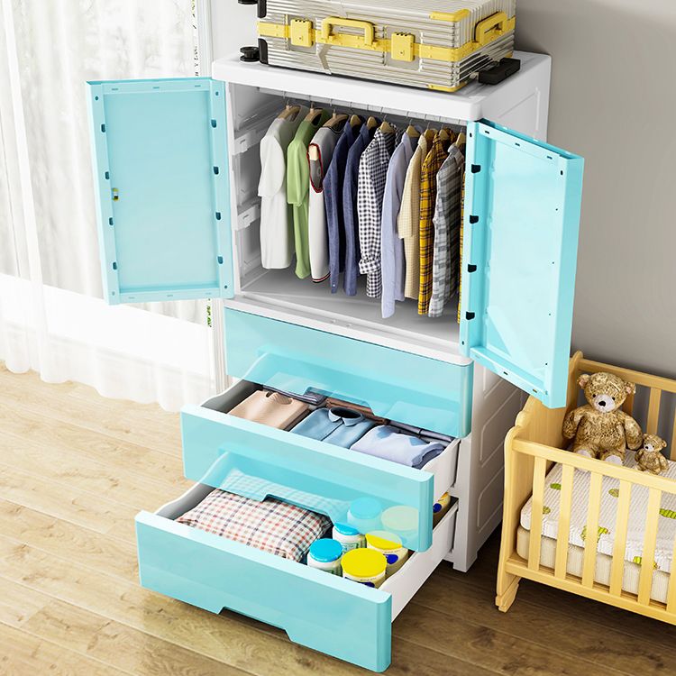 Vestuario de estilo moderno vestuario de dormitorio de plástico con piernas