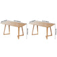 Contemporary Rectangle Dining Table Rubberwood Solid Wood Table with Double Pedestal Clearhalo ' dining_table' 'Dining Tables & Seating' 'Dining Tables' 'furn' 'furn_dining_table' 'Furniture' 'furniture_dining_table' 'Kitchen & Dining Furniture' 'kitchen&dining_furn' 'kitchen' 'kitchen_dining_table' 1200x1200_31895a1c-cf20-495d-ab83-e464dc2cf5b1