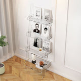 Acrylic Bookshelf Scandinavian Style Open Back Bookcase for Office and Study Room Clearhalo 'Bookcases' 'furn' 'furn_bookcases' 'Furniture' 'furniture_bookcases' 'kitchen' 'kitchen_bookcases' 'Living Room Furniture' 'Office Furniture' 1200x1200_318a167e-e7ec-4467-b854-7f74264a207d