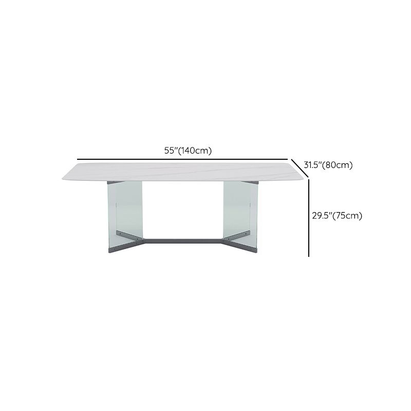Modern  Dining Sintered Stone Table Dining Rectangle Table for Home
