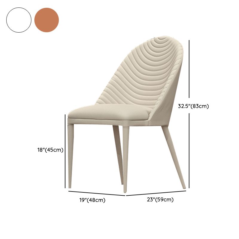 Sedie da pranzo e accento imbottite contemporanee per sala da pranzo