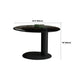 Round Stone Top Coffee Table Mid-Century Modern Cocktail Table Clearhalo 'Coffee & Accent Tables' 'Coffee Tables' 'coffee_tables' 'furn' 'furn_coffee_tables' 'Furniture' 'Living Room Furniture' 1200x1200_31958ed0-a49f-4956-8854-8f4f5b28b677