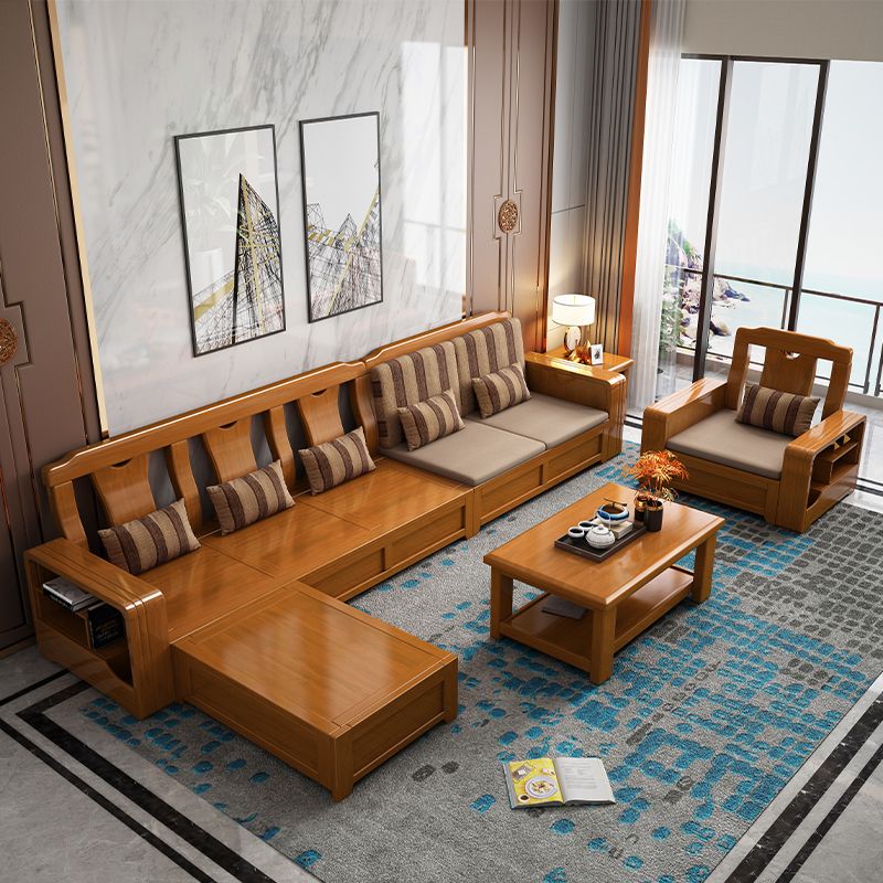 68"W Contemporary Sectional Sofa Fabric Sectional with Bostol Pillows Clearhalo 'furn' 'furn_sectionals' 'Furniture' 'Living Room Furniture' 'Sectionals' 1200x1200_31984453-25aa-443f-a3f0-2dbb6536b285