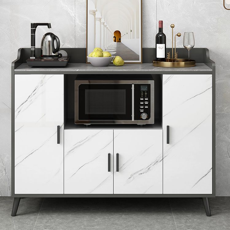 Server da pranzo per finiture opache Glam Sideboard interno con armadi