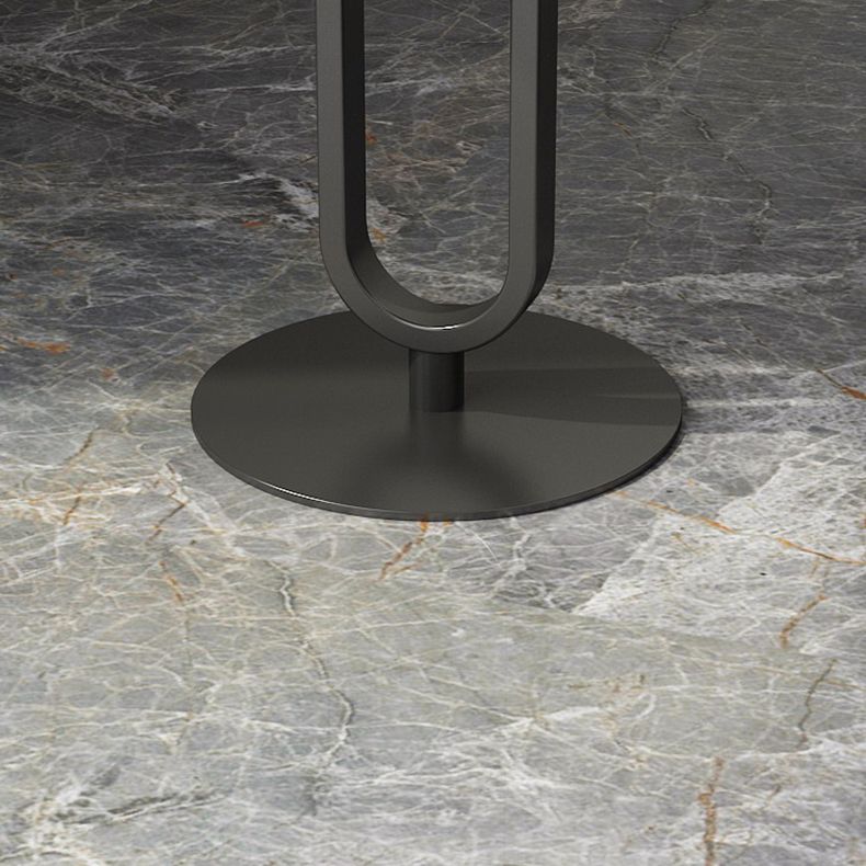 21.6" Tall Modern Round Slate Top Side Table Iron Pedestal End Table Clearhalo 'Coffee & Accent Tables' 'End & Side Tables' 'end_side_tables' 'furn' 'furn_end_side_tables' 'Furniture' 'Living Room Furniture' 1200x1200_319a6957-3cc4-40a7-8e24-7fc09d3e540d