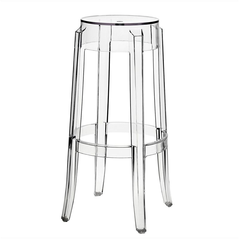 Modern Armless Backless Counter Stool Plastic Living Room Bar Stool with Plastic Pedal Clearhalo 'Bar Furniture' 'Bar Stools' 'bar_stools' 'furn' 'furn_bar_stools' 'furniture_bar_stools' 'Kitchen & Dining Furniture' 'kitchen&dining_furn' 'kitchen' 'kitchen_furn' Furniture' 1200x1200_319c76df-48ab-4a34-927f-344647439020