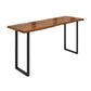 Brown Modern Style Bar Table Solid Wood and Iron Bar Table Coffee Shop Bar Table Clearhalo 'Bar Furniture' 'Bar Tables' 'bar_tables' 'furn' 'furn_bar_tables' 'Furniture' 'furniture_bar_tables' 'Kitchen & Dining Furniture' 1200x1200_319f03cd-bef7-4d10-bf21-01341abd4323