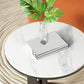 Minimalist Slate Side End Table Pedestal Side End Table for Living Room