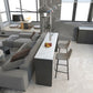 Industrial Style Bar Table Rectangle Stone Fixed Bistro Bar Desk for Indoor Clearhalo 'Bar Furniture' 'Bar Tables' 'bar_tables' 'furn' 'furn_bar_tables' 'Furniture' 'Kitchen & Dining Furniture' 1200x1200_31a347ca-461b-43c0-b2d1-301335d1572b