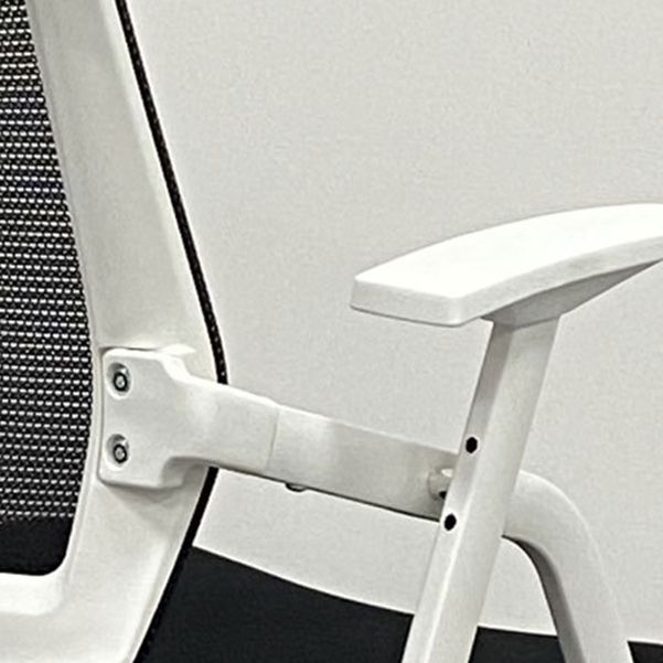 Silla para conferencias con respaldo medio Silla para invitados con base metálica contemporánea
