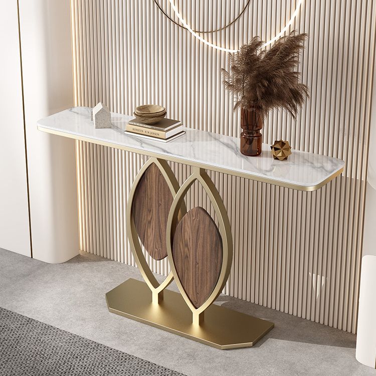 Tabella della console ardesia da 11,8 "W tavolo glam resistente ai graffi