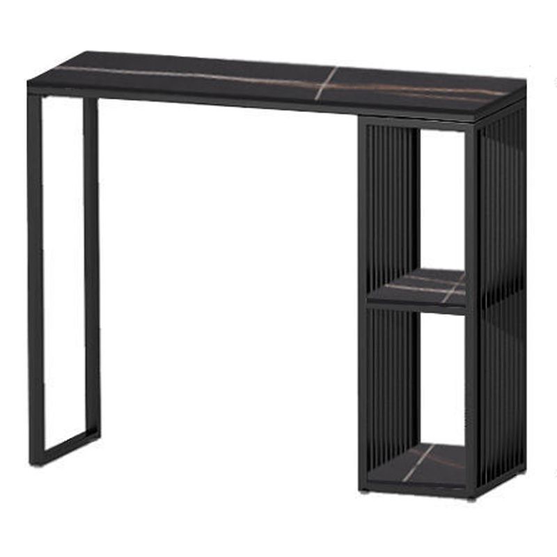 Rectangle Bar Dining Table Contemporary Bar Dining Table with Sled Base Clearhalo 'Bar Furniture' 'Bar Tables' 'bar_tables' 'Furniture' 'furniture_bar_tables' 'Kitchen & Dining Furniture' 1200x1200_31a85c59-6802-4a0e-9d01-4e5068ab1e63