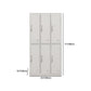 Contemporary Hinged Wardrobe Cabinet Steel Wardrobe Closet for Home