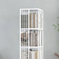 Modern Metal Bookshelf Standard Vertical Bookcase in Burnish Clearhalo 'Bookcases' 'furn' 'furn_bookcases' 'Furniture' 'Office Furniture' 1200x1200_31ae0181-7b3c-4138-89d5-39557c0c45b5