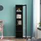 Rectangle Standard Bookcase Scandinavian Bookshelf with Door