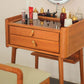 29.53" Height Wood Vanity Makeup Table Vanity Mirrorl with Drawers for Bedroom