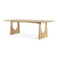 Rectangle Casual Dining Table Light Wood Color Fixed Table with Solid Wood Base Clearhalo ' dining_table' 'Dining Tables & Seating' 'Dining Tables' 'furn' 'furn_dining_table' 'Furniture' 'furniture_dining_table' 'Kitchen & Dining Furniture' 'kitchen&dining_furn' 'kitchen' 'kitchen_dining_table' 1200x1200_31b2fd68-3d80-4985-b4a3-987db86d624d