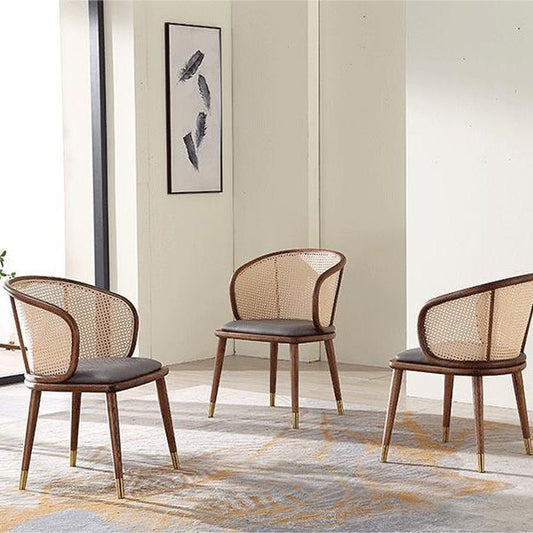 Windsor Back Arm Chair Contemporary Solid Wood Dining Chairs