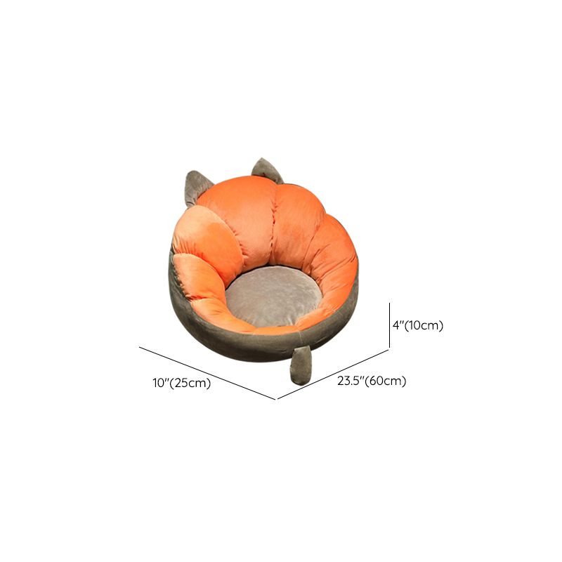 Modern Pouf Ottoman Cotton Upholstered Contrasting Colors Irregular Ottoman Clearhalo 'furn' 'furn_ottomans_poufs' 'Furniture' 'Living Room Furniture' 'Ottomans & Poufs' 'ottomans_poufs' 1200x1200_31b6c4f9-c609-4a13-b9b6-58460882dbd6