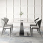 Modern Style Rectangle Table Set 1/2/3/5/8 Pieces Dining Set for Home Use