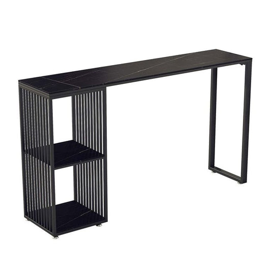 Tavolo da pranzo a doppio piede di pietra rettangolo moderno a doppio pietra da tavolo da pranzo