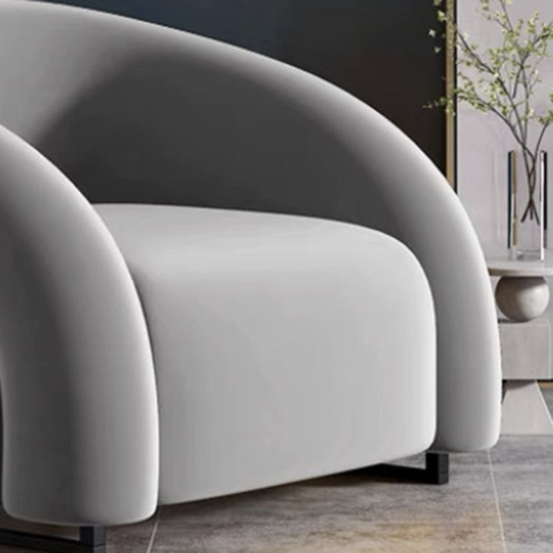 33.07" Wide Scandinavian Style Single Sofa Chair Microfiber Arm Chair Clearhalo 'Accent Chairs' 'accent_chairs' 'Chairs & Seating' 'furn' 'furn_accent_chairs' 'Furniture' 'Living Room Furniture' 1200x1200_31ba09f4-1666-4529-9823-fa49aa2aa4e4