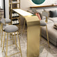 Contemporary Style Rectangle Bar Table Stone Bar Height Table with Storage Clearhalo 'Bar Furniture' 'Bar Tables' 'bar_tables' 'furn' 'furn_bar_tables' 'Furniture' 'Kitchen & Dining Furniture' 1200x1200_31ba64d6-b947-43cd-baeb-24bc62fe4d92