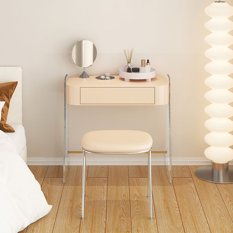 Consejo de tocador contemporáneo 1 Cajón de tocador Juego de mesa de maquillaje