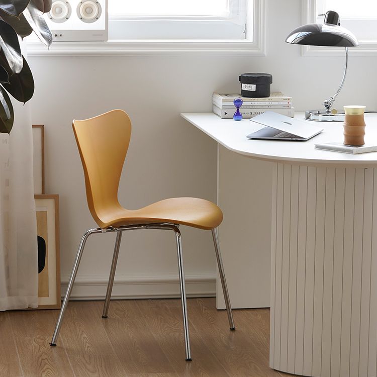 Modern Style Side Chair Plastic Indoor Dining Chair for Home