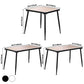 Industrial Style Dining Table 4 Metal Base Table for Home Kitchen Dinner Clearhalo ' dining_table' 'Dining Tables & Seating' 'Dining Tables' 'furn' 'furn_dining_table' 'Furniture' 'furniture_dining_table' 'Kitchen & Dining Furniture' 'kitchen&dining_furn' 'kitchen' 'kitchen_dining_table' 1200x1200_31bce826-ffb1-4fa7-aaab-8ec07443c55a
