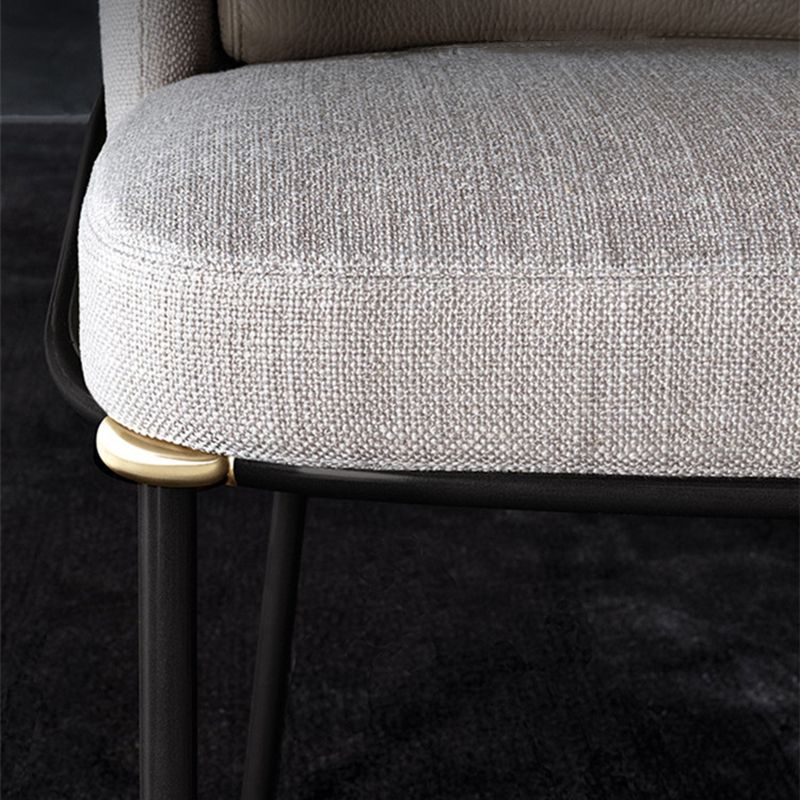 Sedia da sala da pranzo contemporanea sedia da pranzo in metallo.