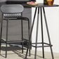 1/2/4 Pieces Modern Bar Set Matte Finish Metal Bar Stool and Table Set