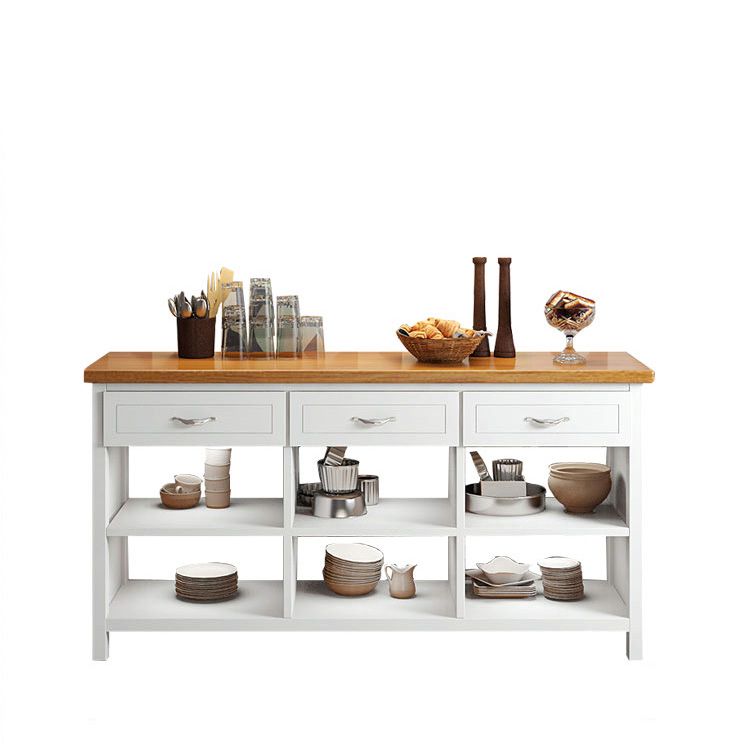 Modern Simple Home Dining Kitchen Island Tafel rechthoekige voorbereidingstafel