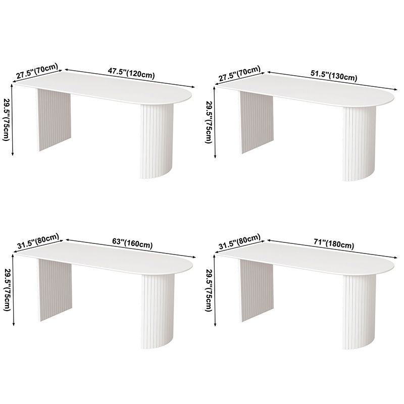Free Form Modern Style Dining Table White Fixed Table with Sintered Stone Clearhalo ' dining_table' 'Dining Tables & Seating' 'Dining Tables' 'furn' 'furn_dining_table' 'Furniture' 'furniture_dining_table' 'Kitchen & Dining Furniture' 'kitchen&dining_furn' 'kitchen' 'kitchen_dining_table' 1200x1200_31c75785-a120-4167-af86-887e3994f043