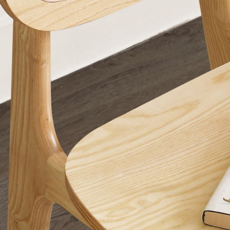 Sillas de comedor de madera sólida silla de comedor de espalda de estilo industrial